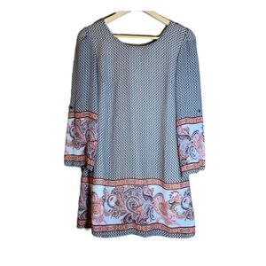 3 for $30! Specklers long sleeve mini dress